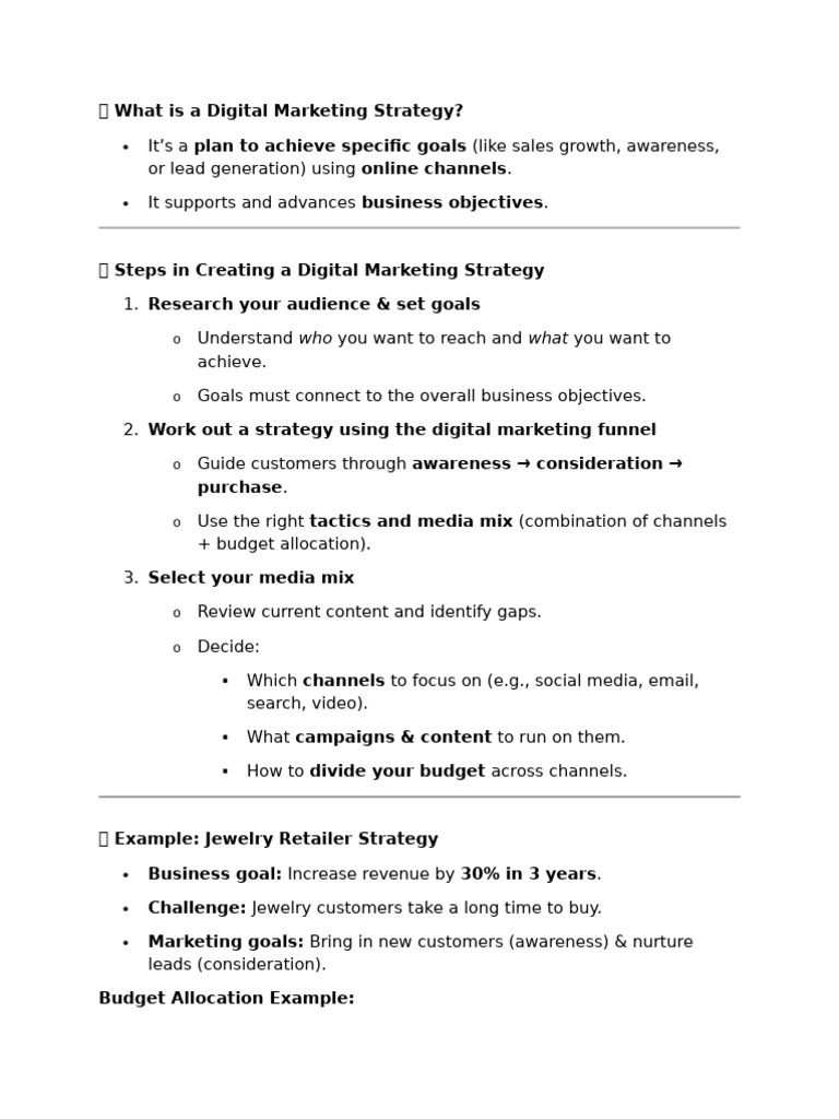 Digital Marketing Strategy Guide | PDF