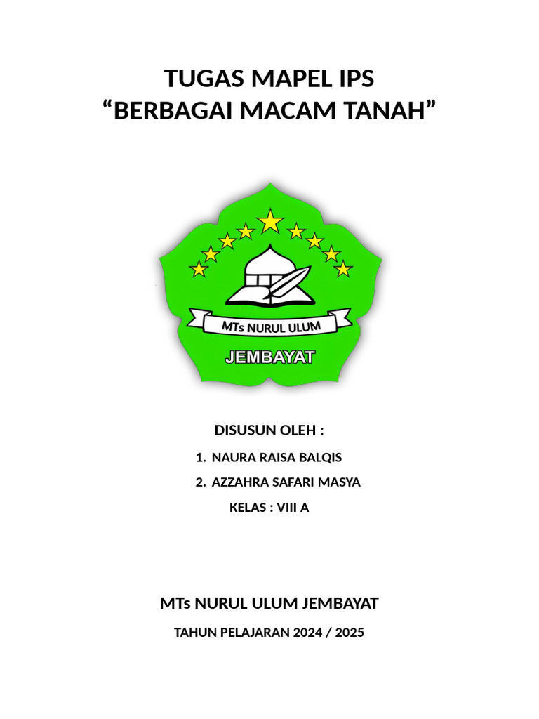Tugas Mapel Ips 2 | PDF