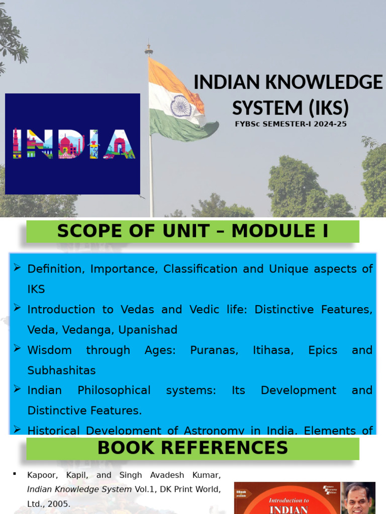 Indian Knowledge System Overview | PDF | Knowledge | Vedas