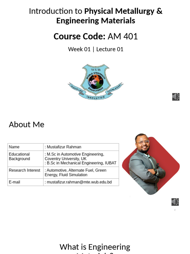 Introduction to Engineering Materials Course | PDF | Engineering ...