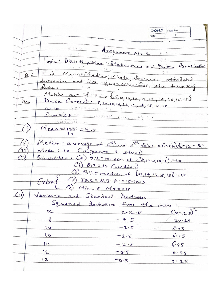 Assignment 2 S P | PDF
