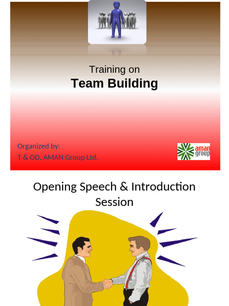 Team Building Training - 2013 | PDF | Bias | Leadership