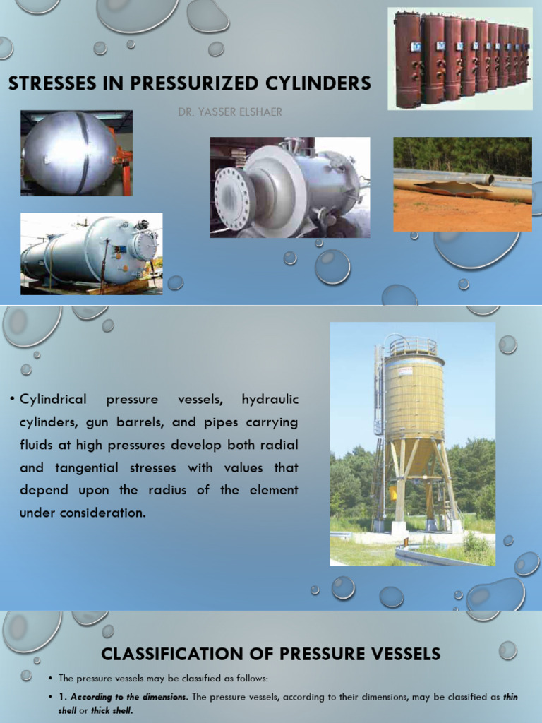 Stresses in Pressurized Cylinders | PDF | Stress (Mechanics ...