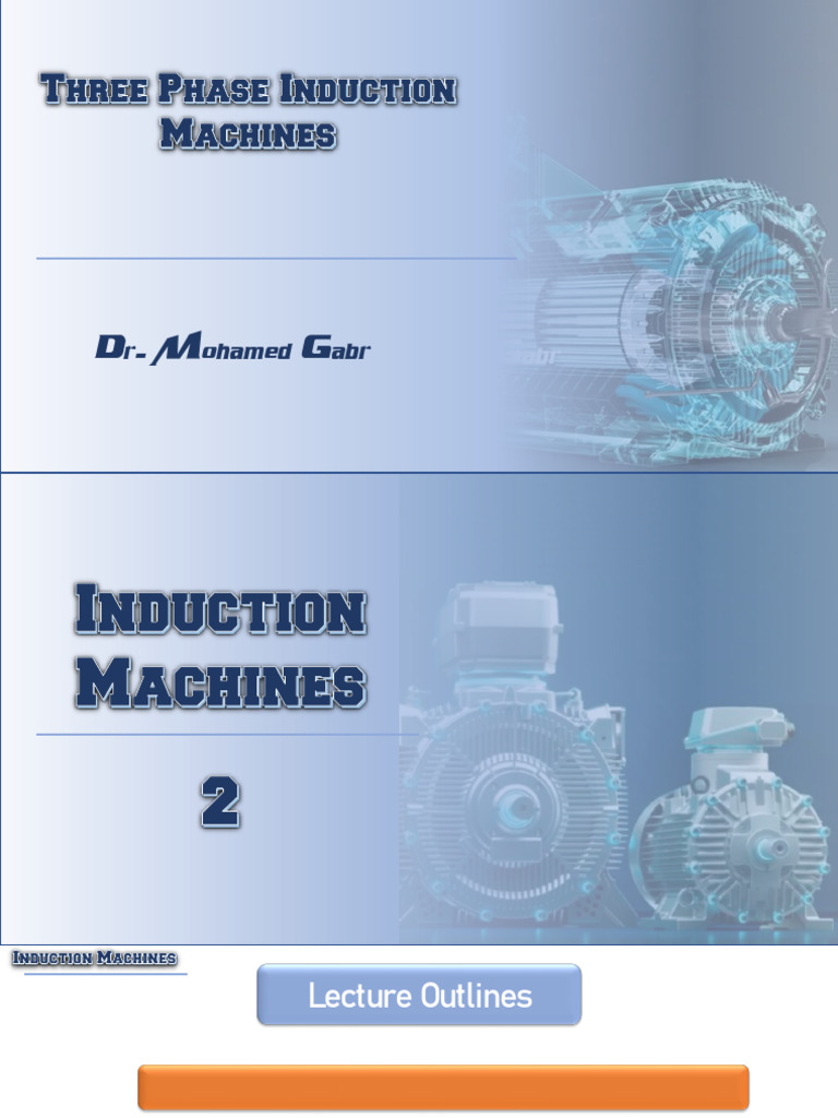 Induction Machines2 | PDF | Electric Motor | Electromagnetic Induction