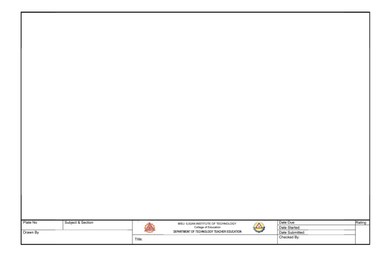 Drawing Plate Final | PDF