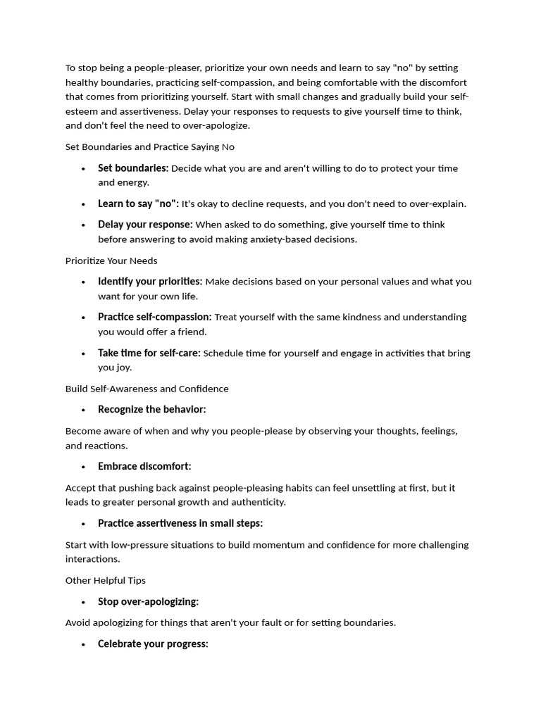 To Stop Being A People | PDF