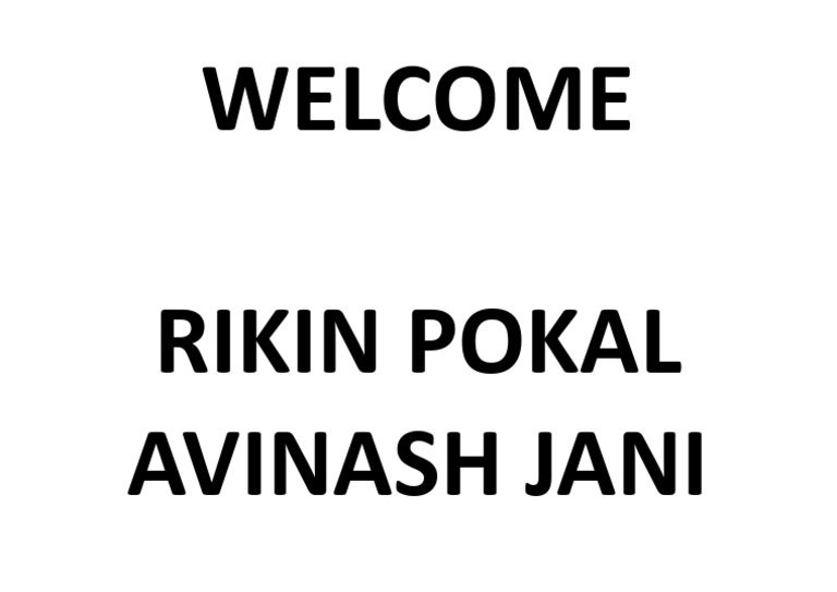 Welcome | PDF