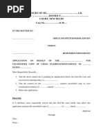 CDR Release Application Sample | PDF | Crime & Violence | Crime Thriller
