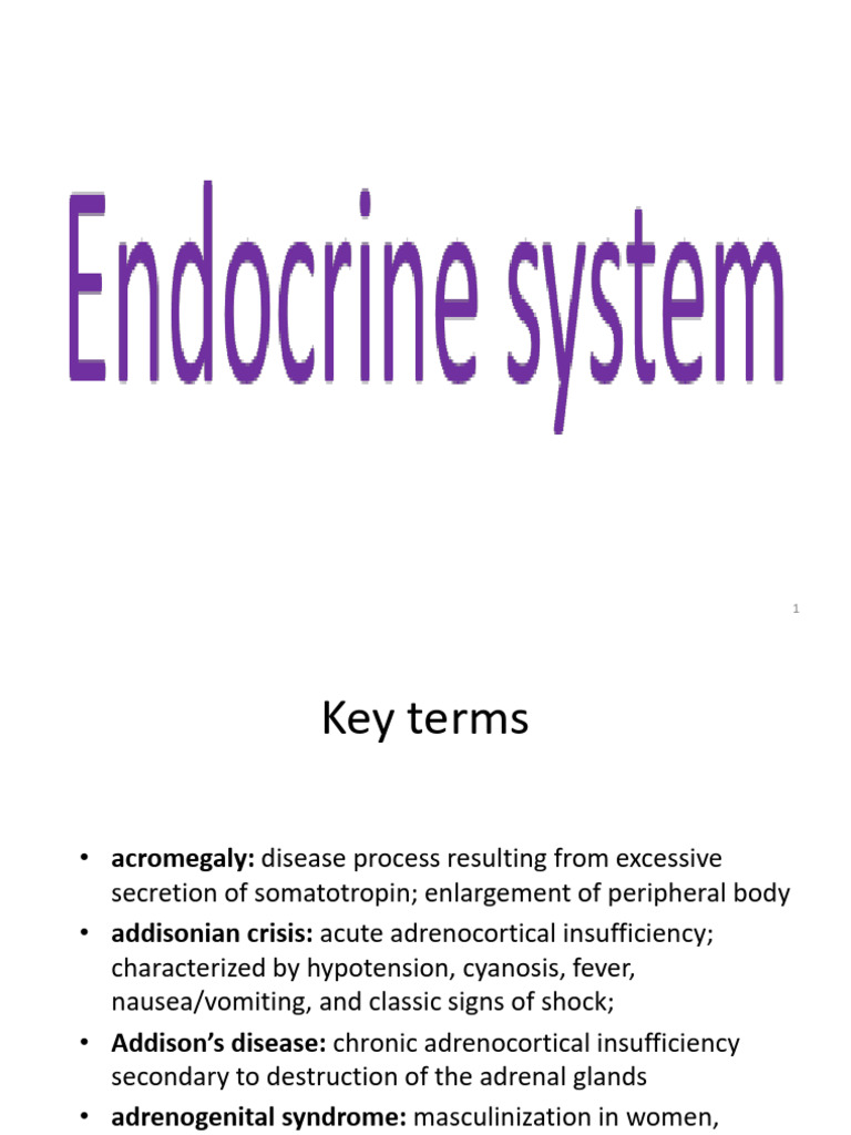 Endocrine System Overview and Disorders | PDF | Thyroid | Hypothyroidism