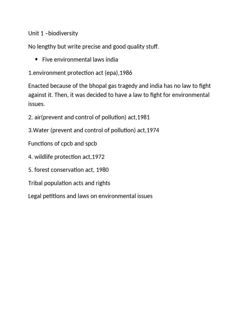 Evs Sem 4 Notes | PDF