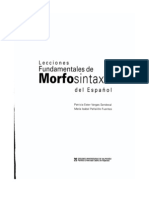 Lecciones Fundamentales de Morfosontaxis - Vargas y Peñailillo