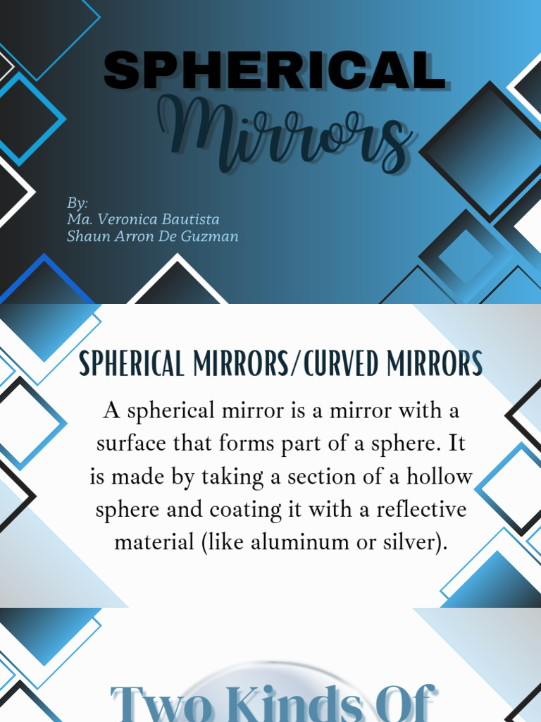 Understanding Spherical Mirrors | PDF | Mirror | Sphere