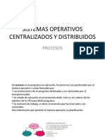 Sistemas Operativos Centralizados y Distribuidos