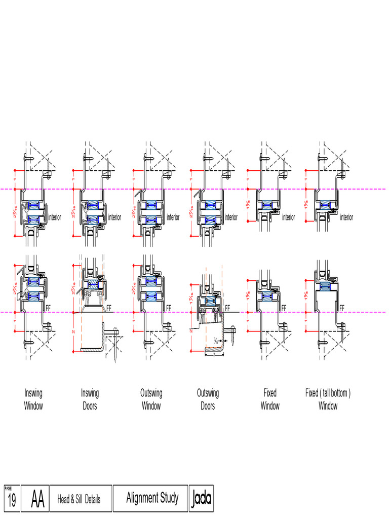 Window and Door Alignment Study | PDF