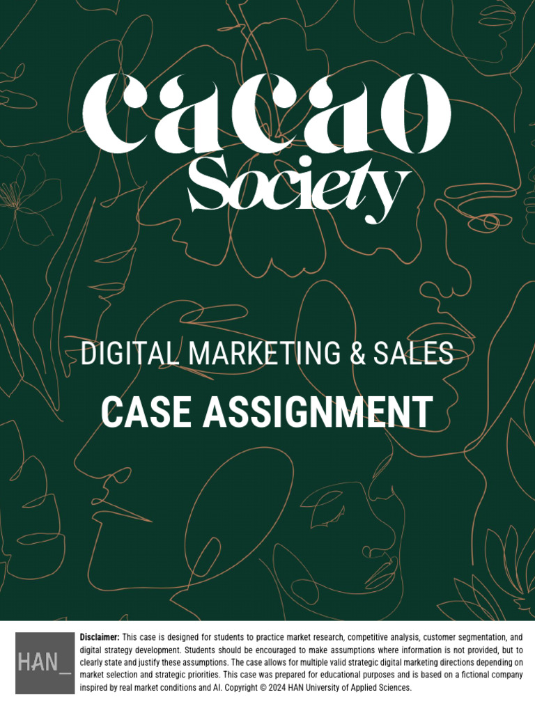 Cacao Society - Case Assignment | PDF | Brand | Performance Indicator