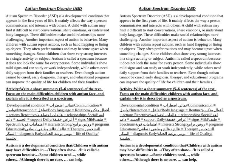 Understanding Autism Spectrum Disorder | PDF | Autism | Human Diseases ...