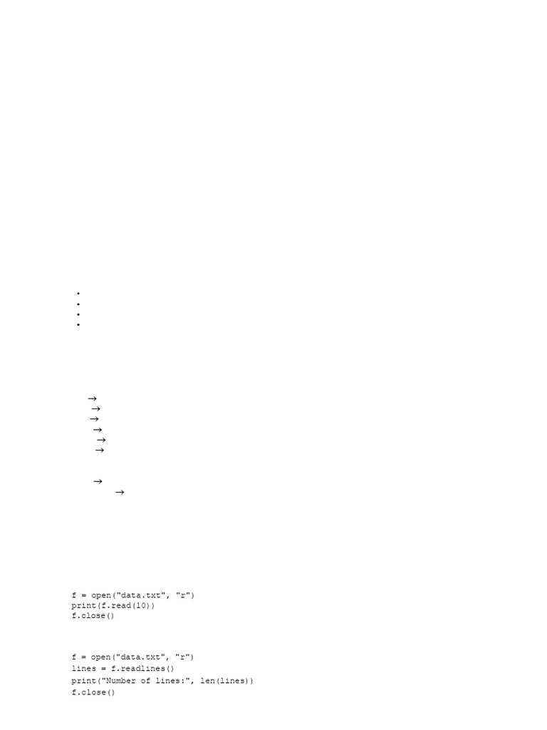 Python File Handling Techniques | PDF | Computer File Formats ...