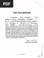 Odisha Self Declaration Form Guide | PDF