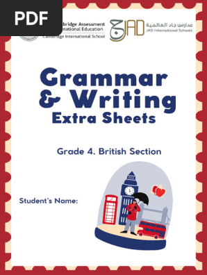 Spelling English Grammar Worksheets For Grade 4 Pdf Worksheetpedia