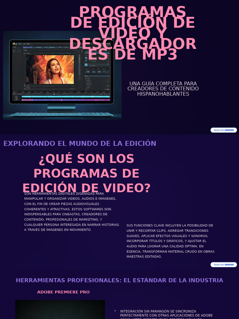 PROGRAMAS | PDF | Youtube | Multimedia