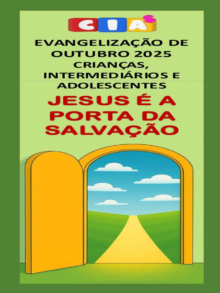 Jesus: A Porta da Salvação para Jovens | PDF