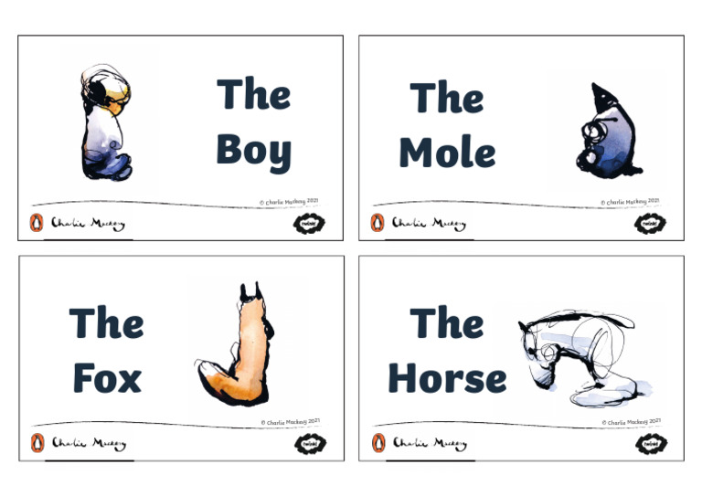 Character Picture Cards | PDF