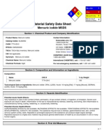 Mercuric Iodide MSDS Safety Data