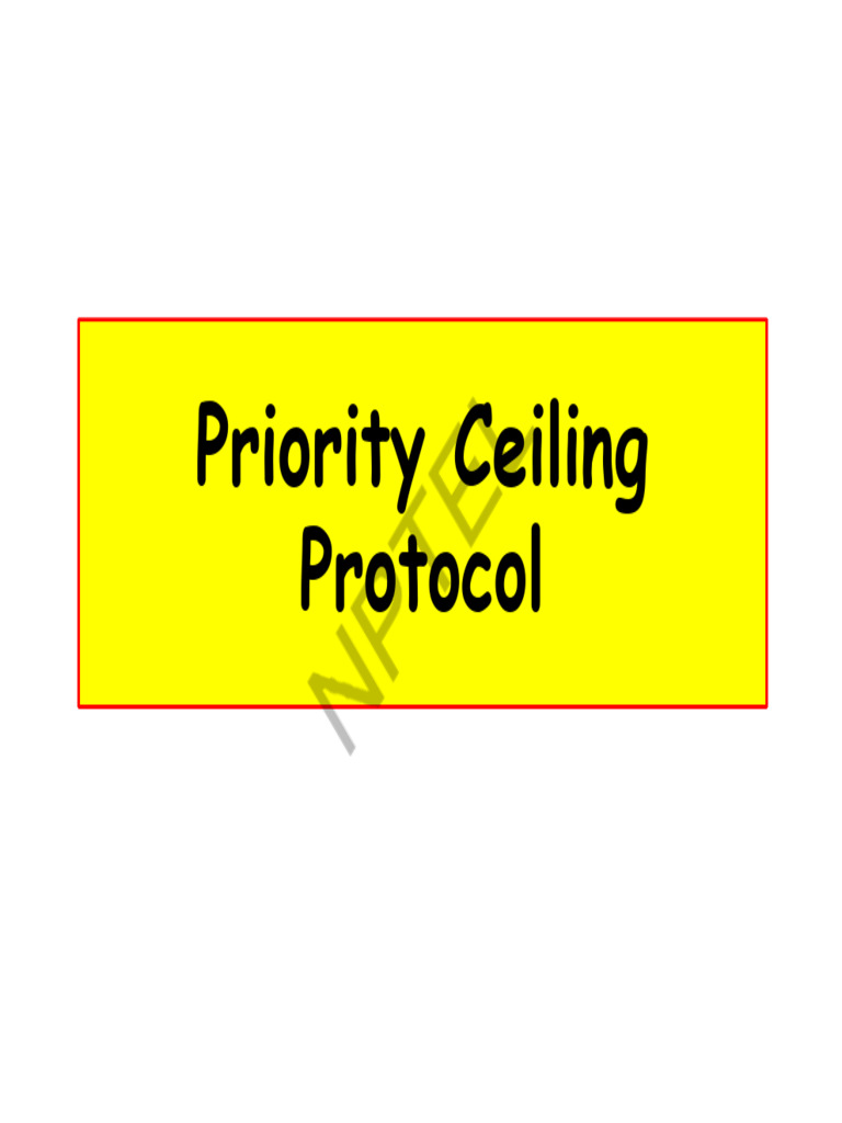 Understanding Priority Ceiling Protocol | PDF | Operating System Technology