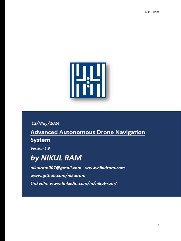 Advanced Drone Navigation System Guide | PDF | Simulation | Unmanned ...