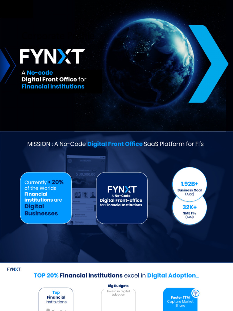 No-Code Digital Front Office for FIs | PDF | Investing | Private Sector