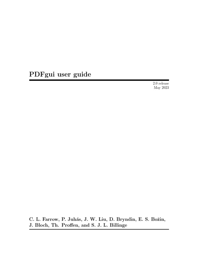 PDFgui User Guide for Version 2.0 | PDF | Python (Programming Language ...
