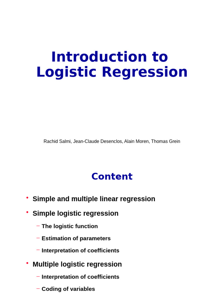 Understanding Logistic Regression Basics | PDF | Linear Regression ...