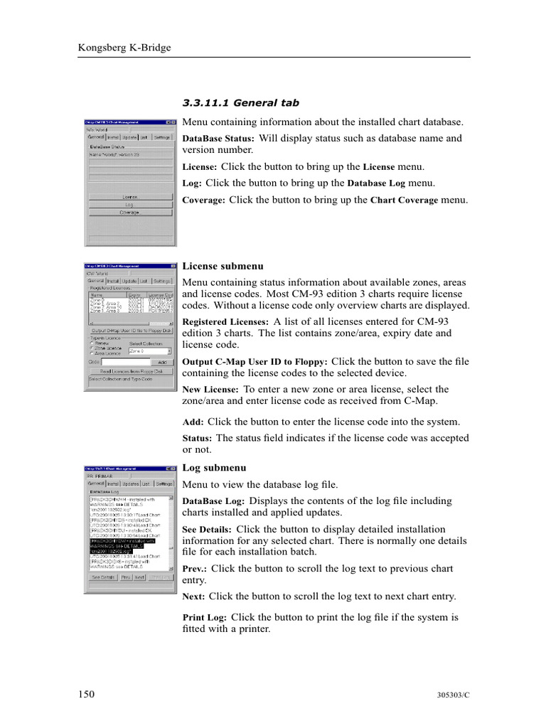 Kongsberg K-Bridge Database Overview | PDF