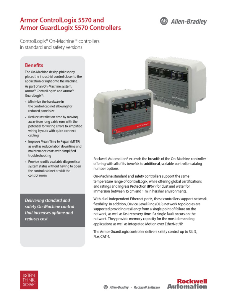 Armor Controllogix 5570 and Armor Guardlogix 5570 Controllers | PDF ...