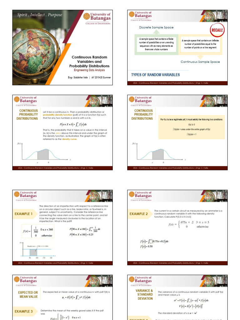 EDA_Note_6_Continuous_Probability_Distribution | PDF | Probability ...