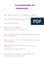 Terapia Ocupacional en Psiquiatrã-A