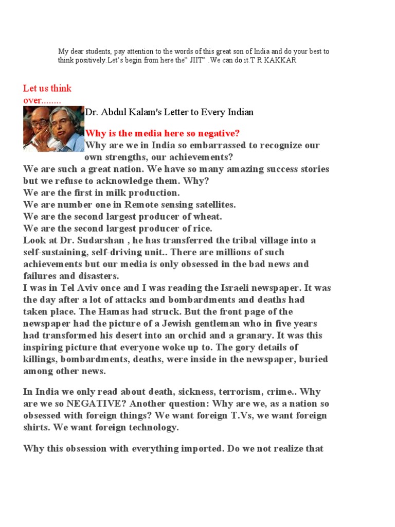 Let Us Think Over | PDF