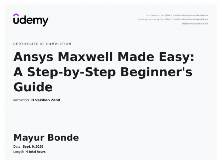Ansys Maxwell | PDF