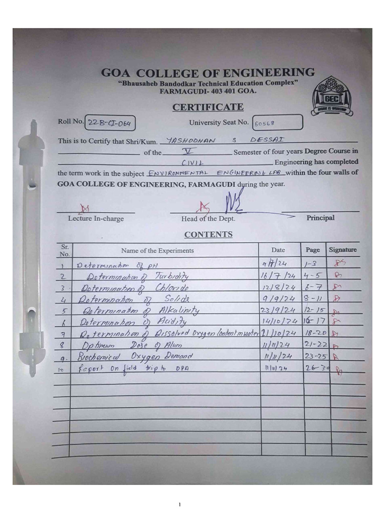 EE Lab File | PDF