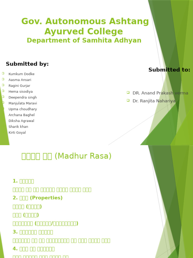 Madhur Ras FinalAyurveda (1) (1) (Autosaved) | PDF