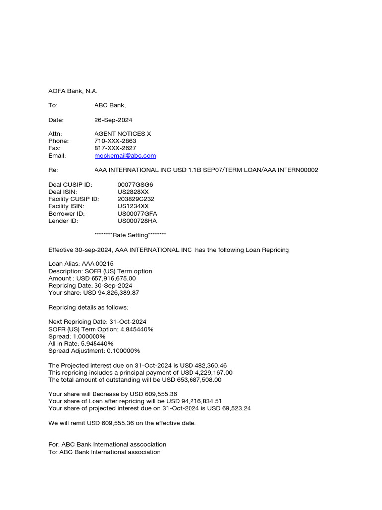 AOFA Payment+Advance Rollove 2r | PDF