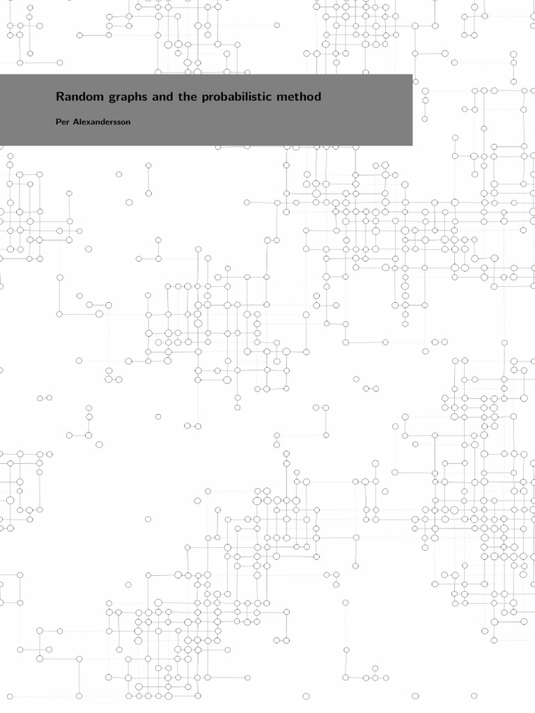 Overview of Random Graphs & Probabilistic Methods | PDF | Vertex (Graph ...