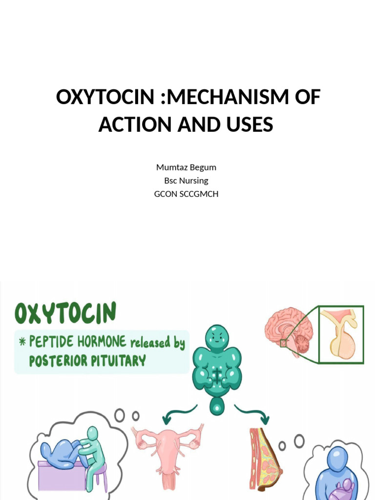 Oxytocin Mechanism and Uses | PDF