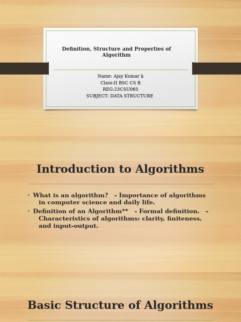 Understanding Algorithms in Computer Science | PDF
