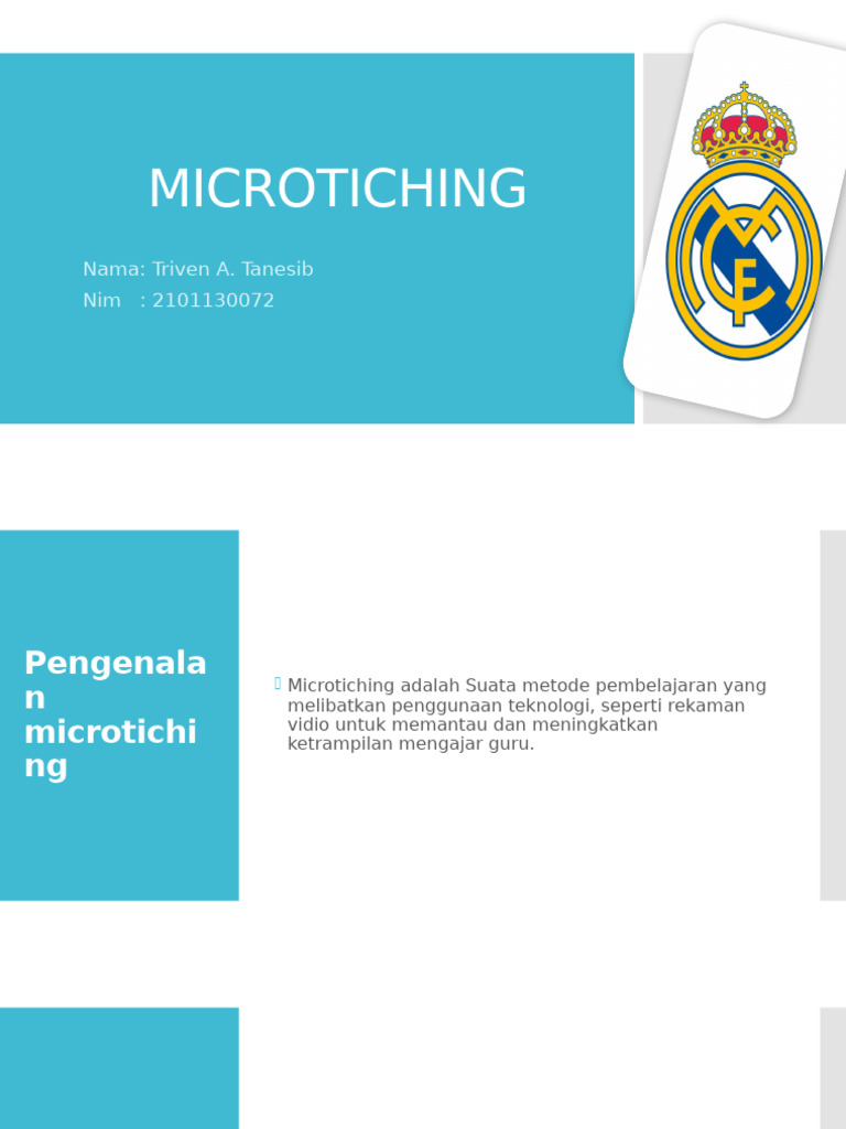 Pengantar Microteaching dan Manfaatnya | PDF