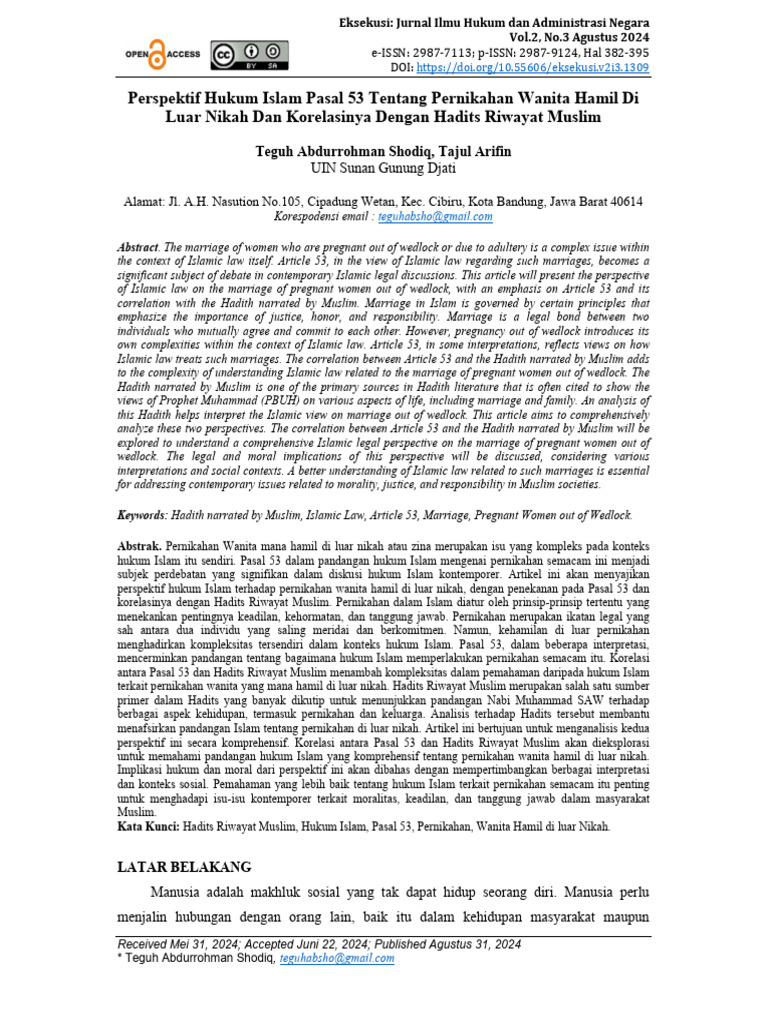 Artikel Teguh Uin Bandung | PDF