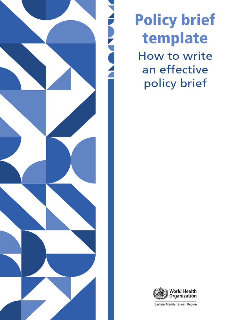 How To Write An Effective Policy Brief 1759219738 | PDF | Policy ...