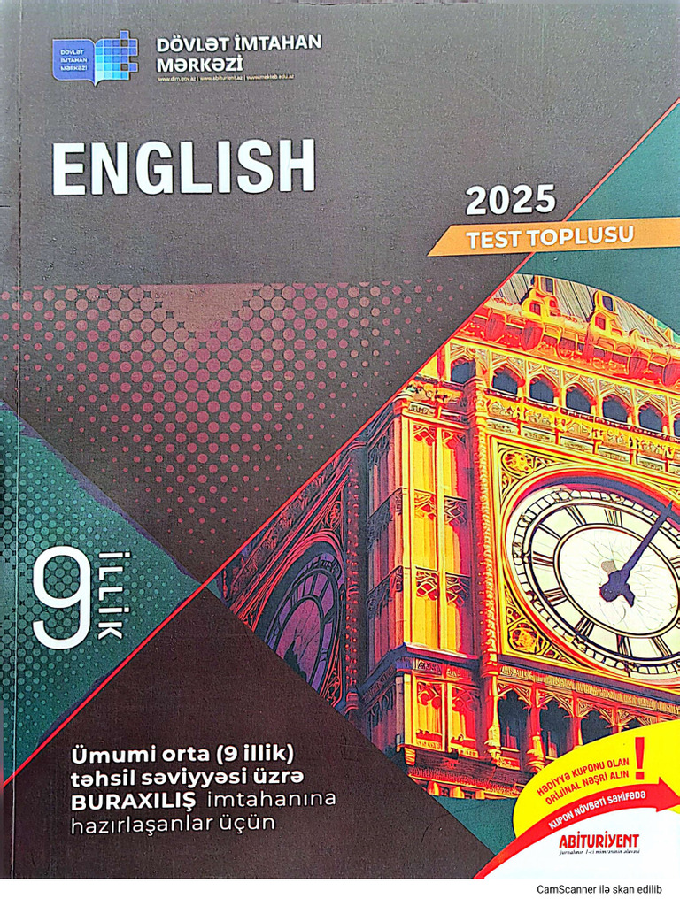 İngi̇li̇s Di̇li̇ 9 Si̇ni̇f 2025 Di̇m | PDF