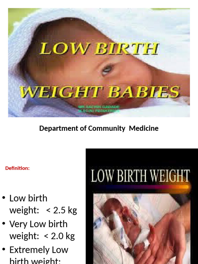 Understanding Low Birth Weight Babies | PDF | Women's Health | Public ...