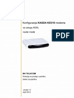 KASDA KD 318 Za Uslugu ADSl PPPoE Router Mode